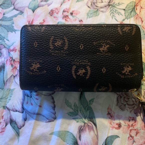 NWT Beverly Hills Polo Club Black Wallet - Picture 3 of 10